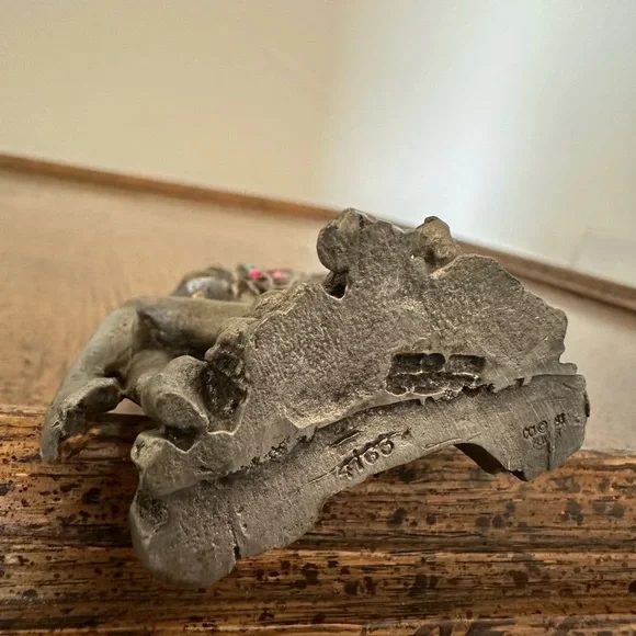 Rare Comstock CCI Pewter Fairy Fae Nymph Pixie Crystal Rhinestones Figurine - Picture 7 of 11